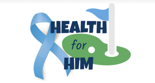 health for him with animated gold course and ribbon
